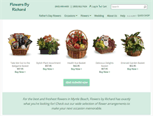 Tablet Screenshot of flowersbyrichard.com